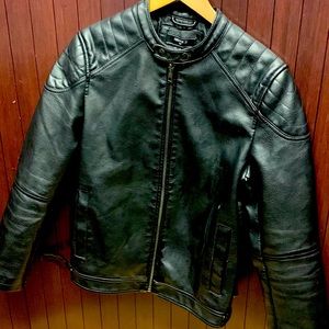Forever 21 mens small leather coat.